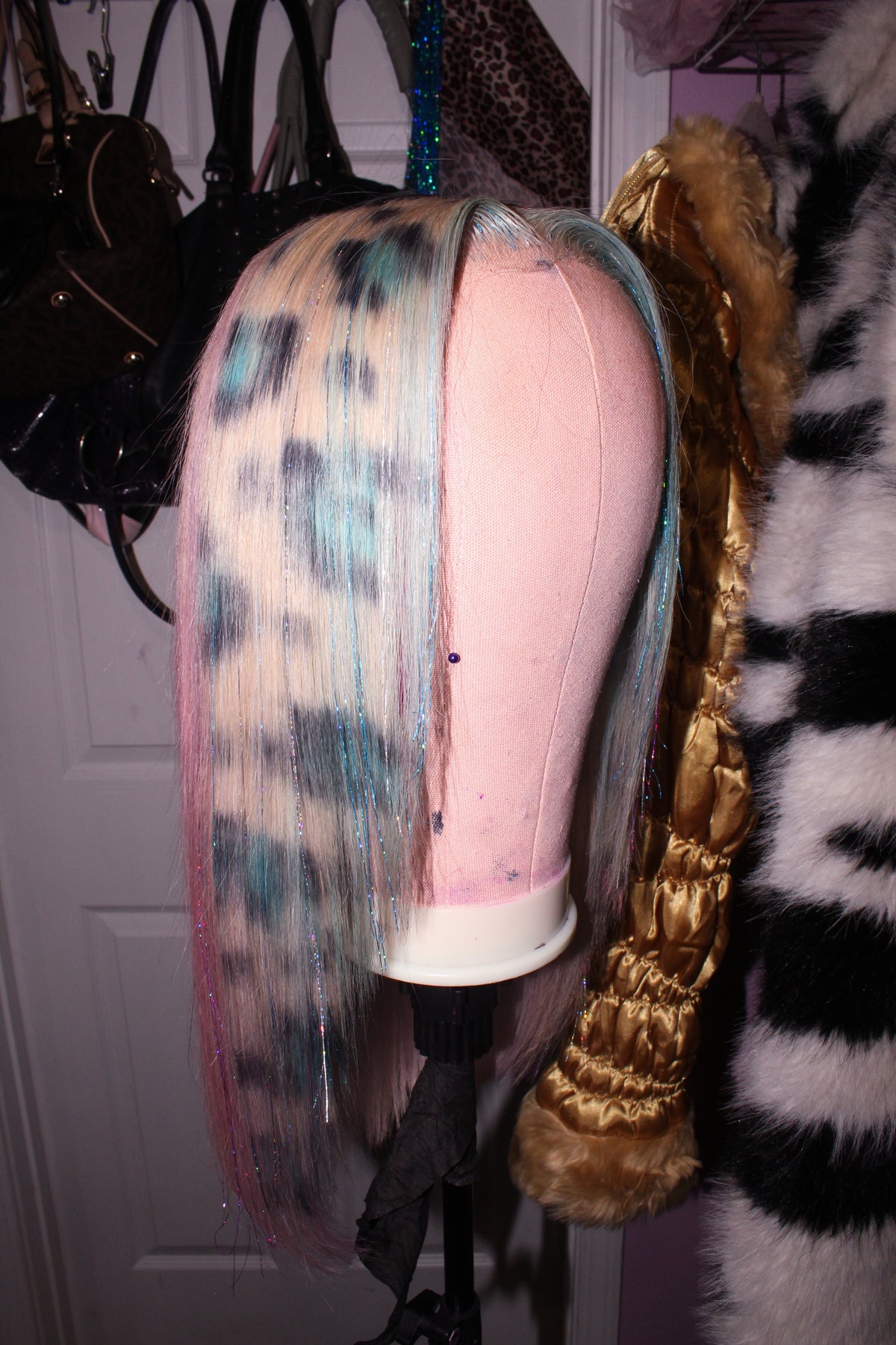 Pastel Kitty Leopard Wig