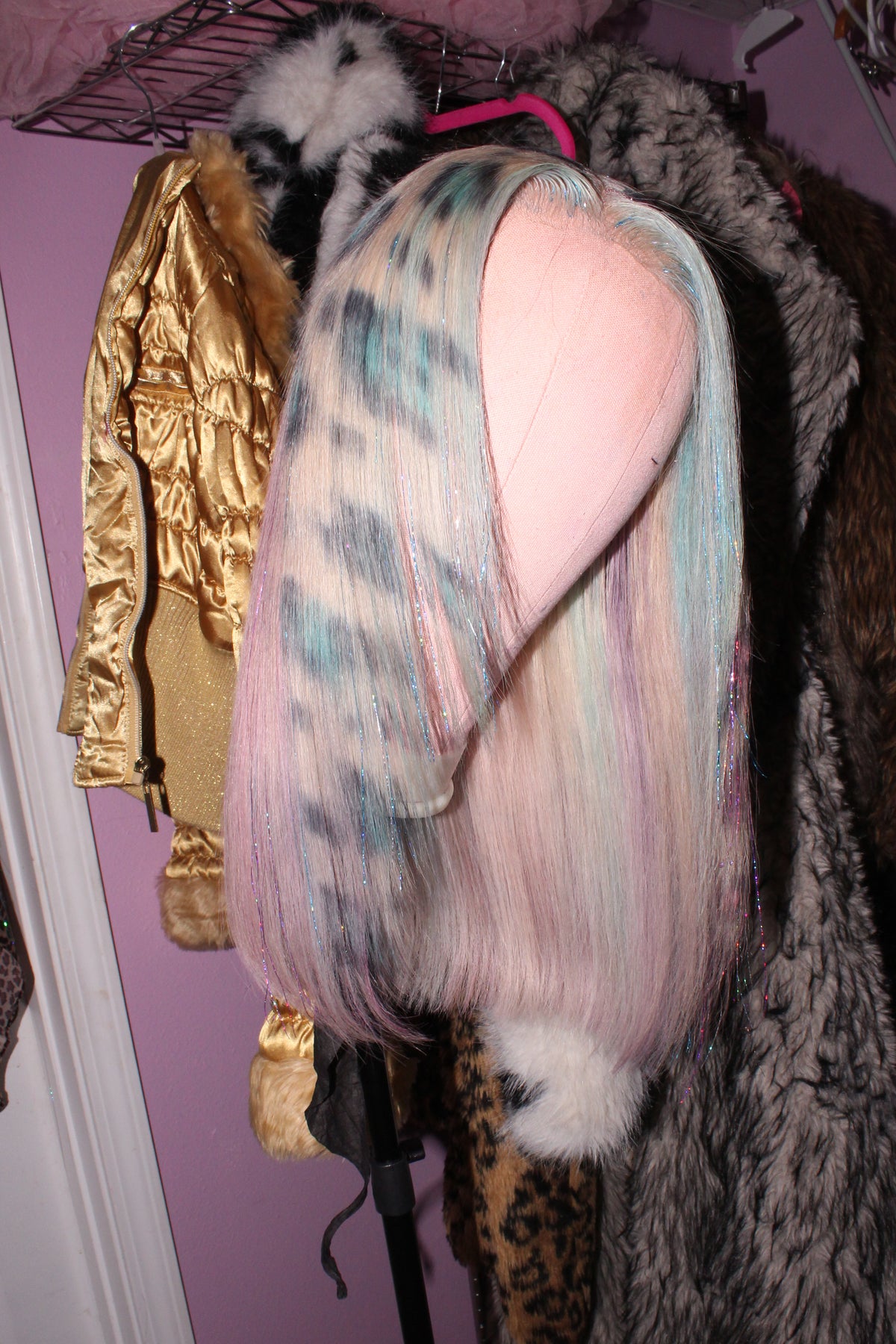 Pastel Kitty Leopard Wig